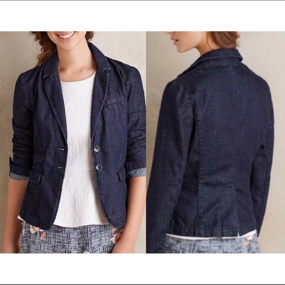 Anthro Pilcro And The Letterpress Denim Jacket - Picture 11 of 12